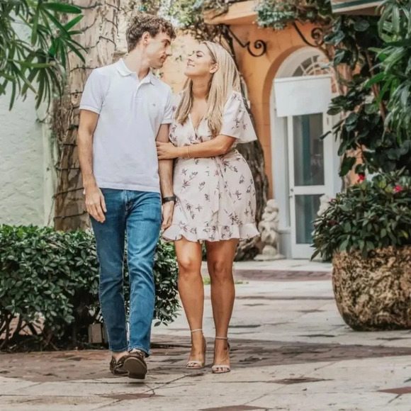 Stylestalker Penny Mini Wrap Dress Sz M Floral - Picture 4 of 6